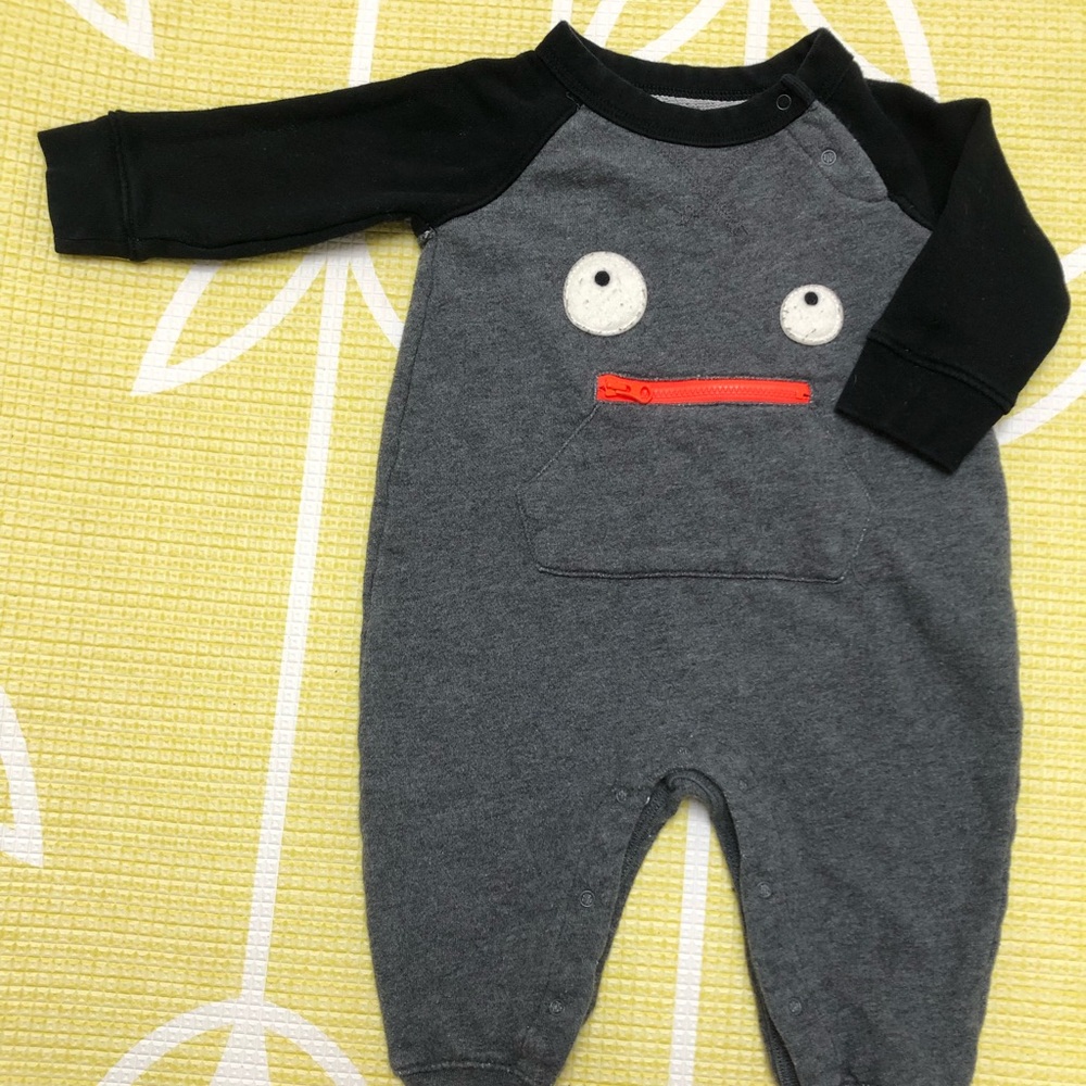 2 Baby GAP Monster Romper -6/12M